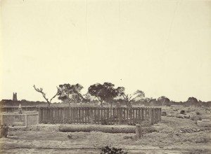 [The Well of Cawnpore Where 2,000 English Were Barbarously Murdered]; Felice Beato (English, born Italy, 1832 - 1909), Henry Hering (British, 1814 - 1893); India; 1858 - 1862; Albumen silver print; 22.2 x 30.3 cm (8 3/4 x 11 15/16 in.); 84.XO.421.50